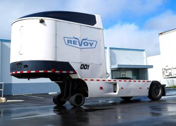 Elektrický modul promění naftový kamion v hybrid za pět minut